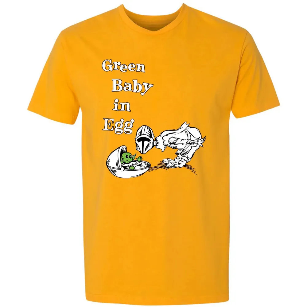 Green Baby in Egg Premium Unisex T-shirt - 11