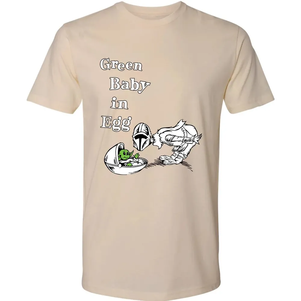 Green Baby in Egg Premium Unisex T-shirt - 2