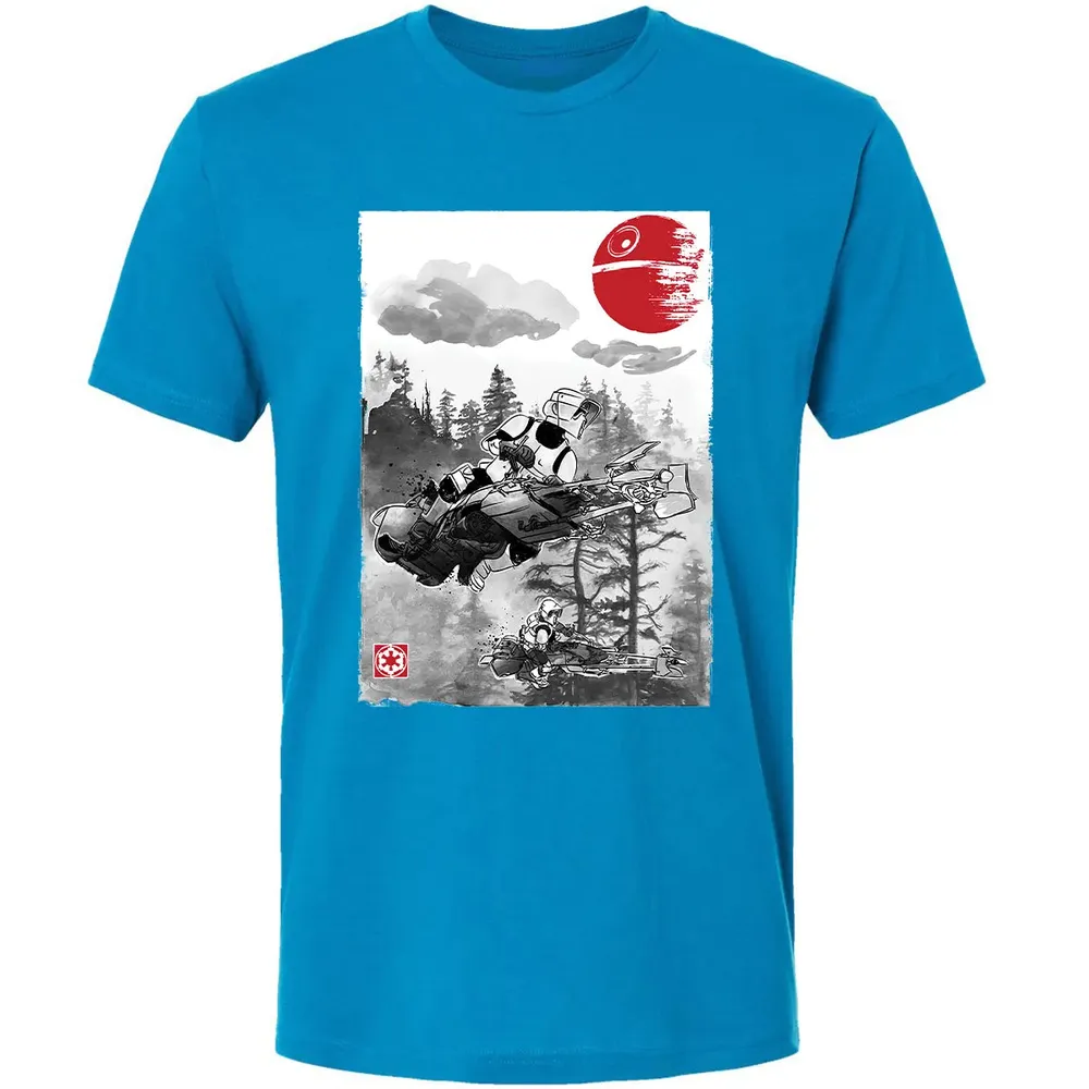 Patrolling the Endor Moon Premium Unisex T-shirt - 4