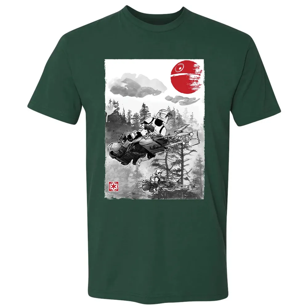 Patrolling the Endor Moon Premium Unisex T-shirt - 12