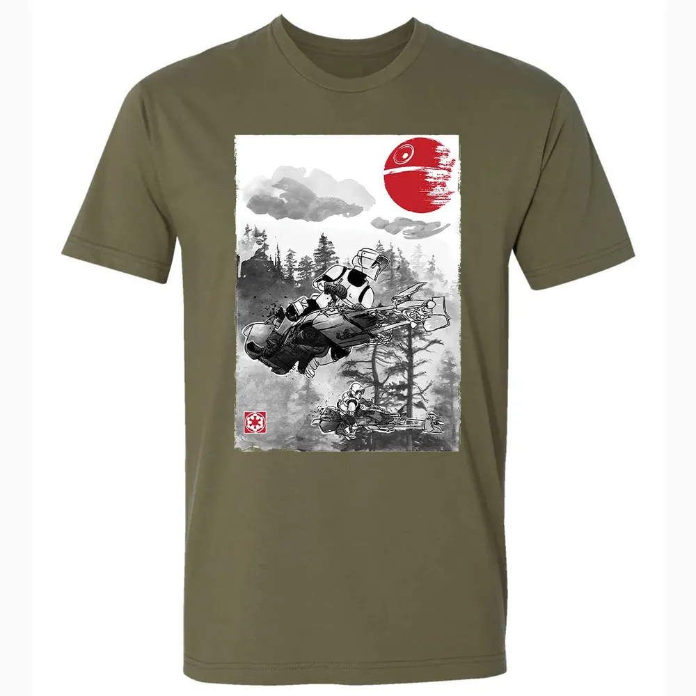 Patrolling the Endor Moon Premium Unisex T-shirt - 5