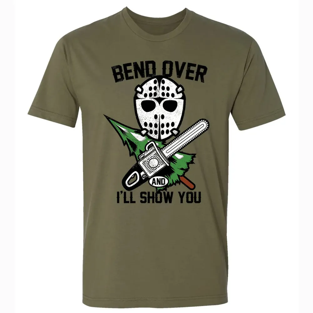 Bend Over and I Show You Premium Unisex T-shirt - 5