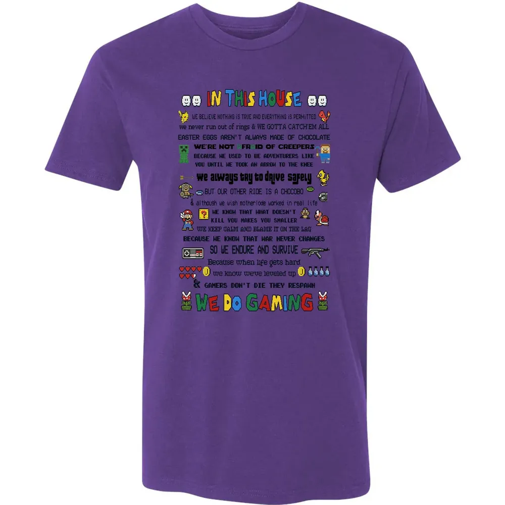 In This House We Do Gaming Premium Unisex T-shirt - 7