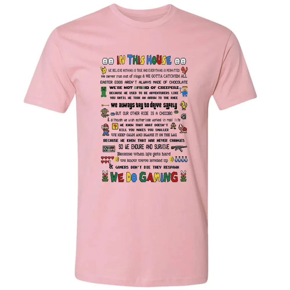 In This House We Do Gaming Premium Unisex T-shirt - 3