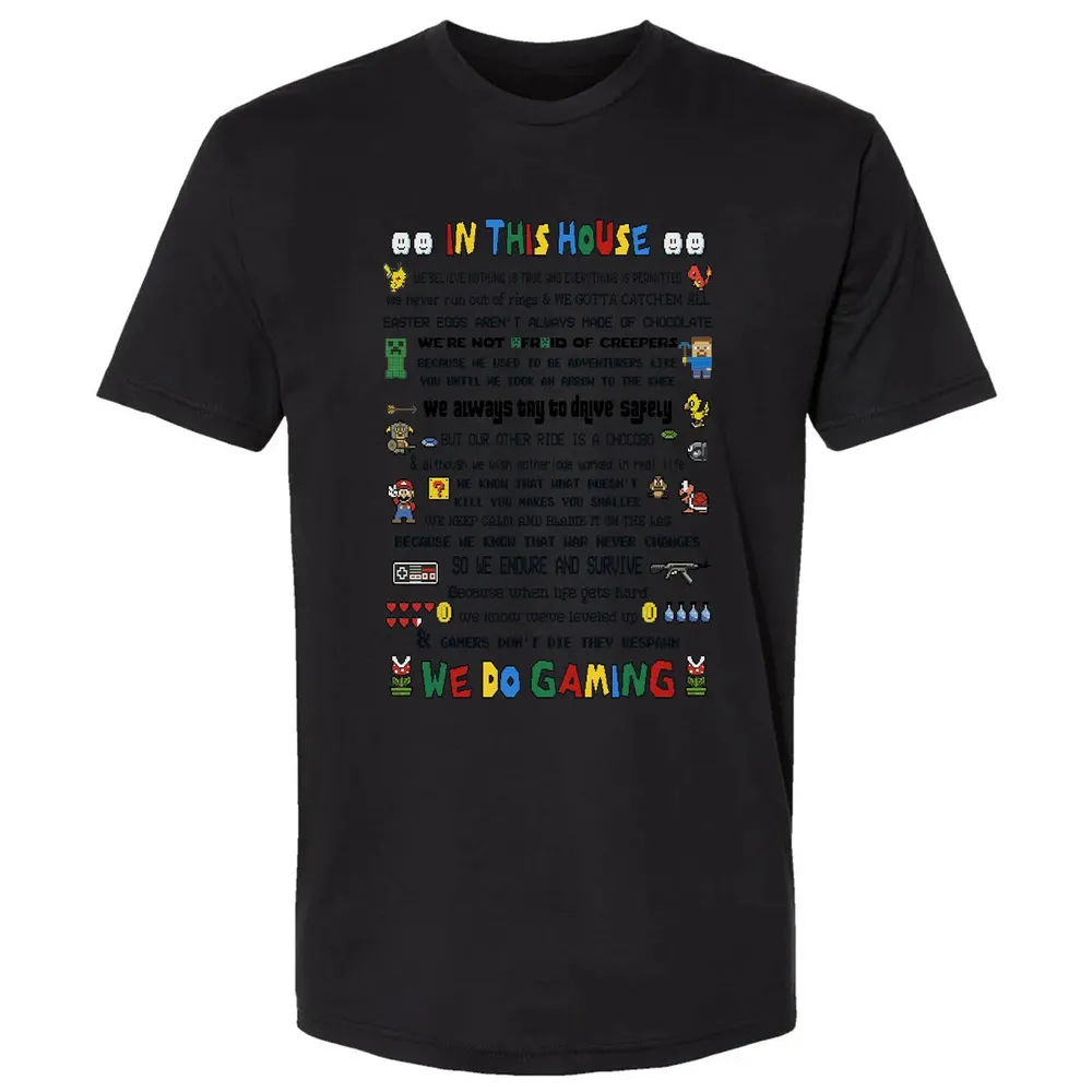 In This House We Do Gaming Premium Unisex T-shirt - 15