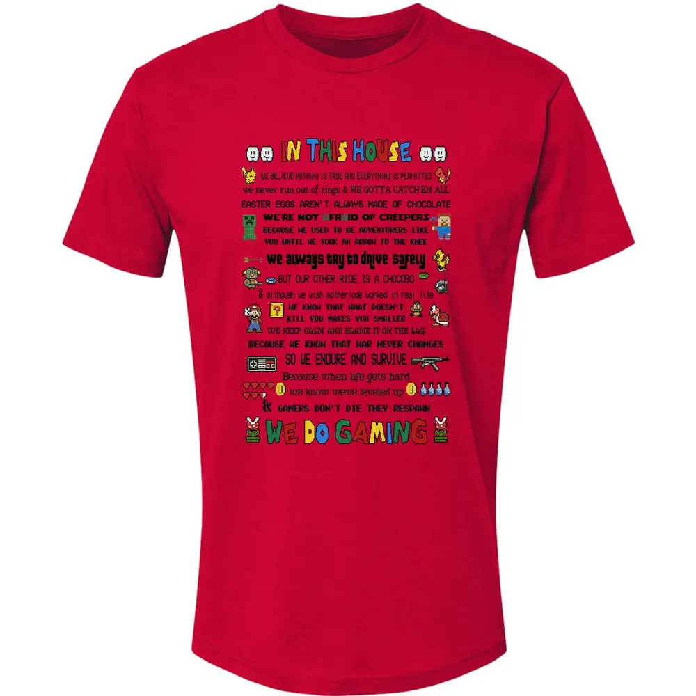 In This House We Do Gaming Premium Unisex T-shirt - 6