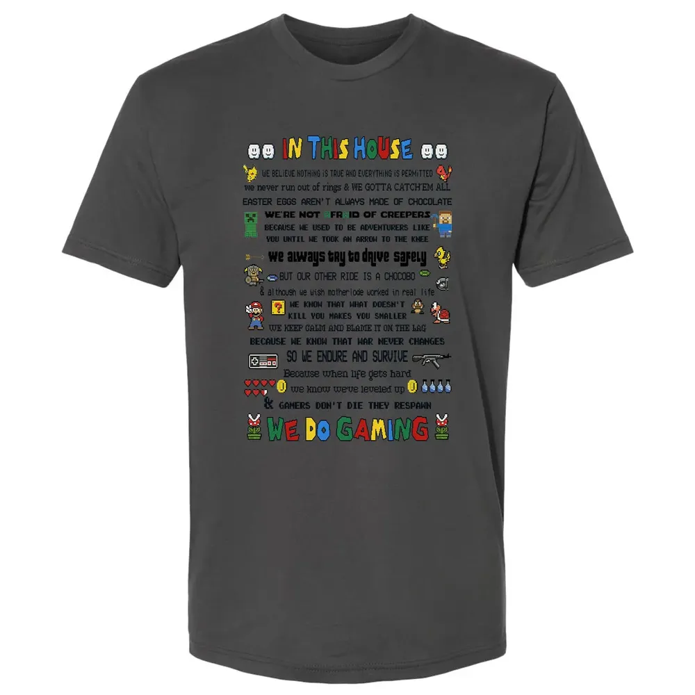 In This House We Do Gaming Premium Unisex T-shirt - 8