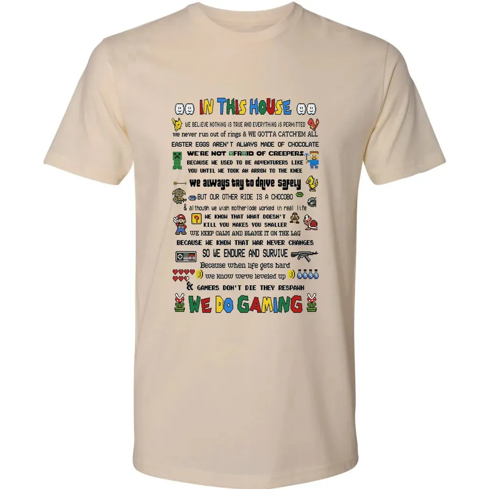 In This House We Do Gaming Premium Unisex T-shirt - 2