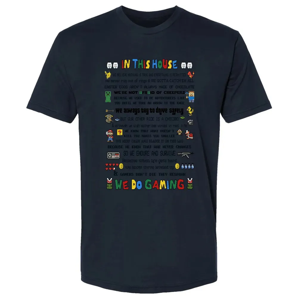 In This House We Do Gaming Premium Unisex T-shirt - 13