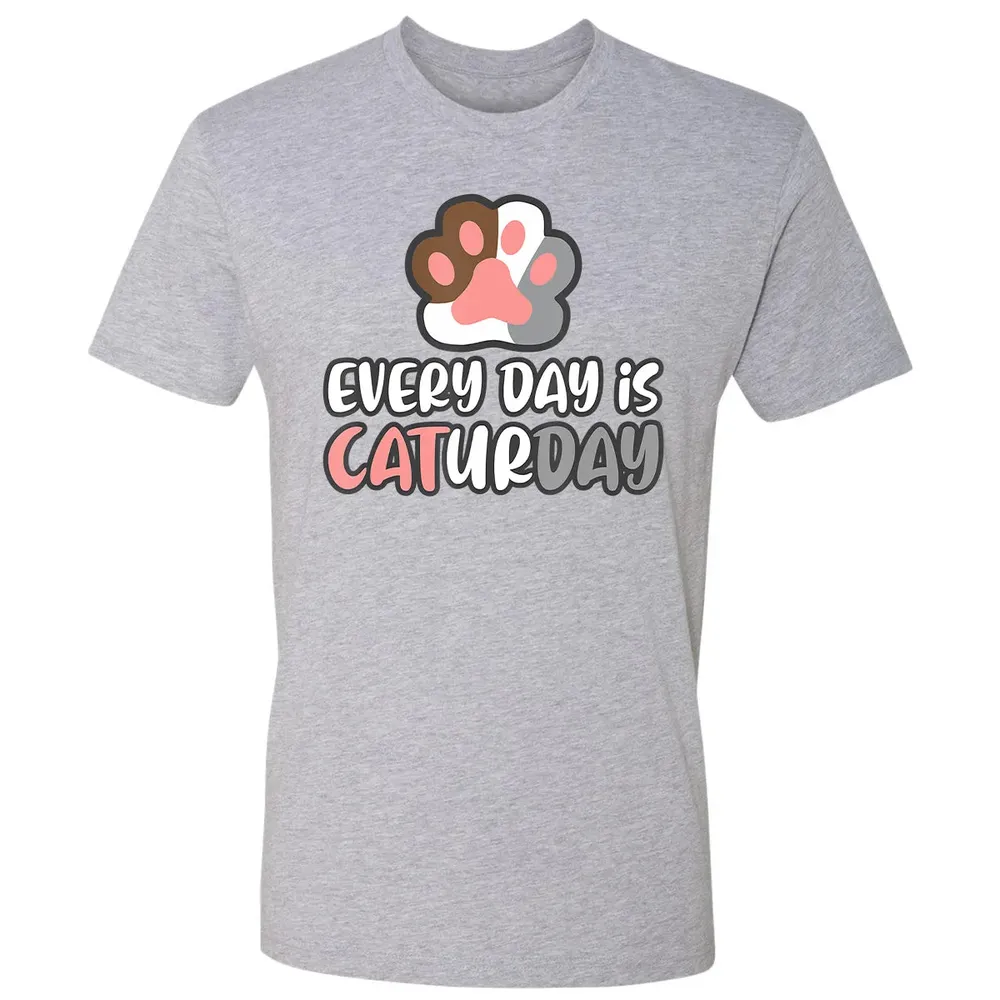 Ca Everyday Is Caturday Cat Premium Unisex T-shirt - 9