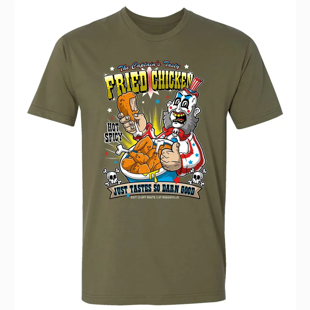 The Captain's Tasty Fried Chicken Premium Unisex T-shirt - 5