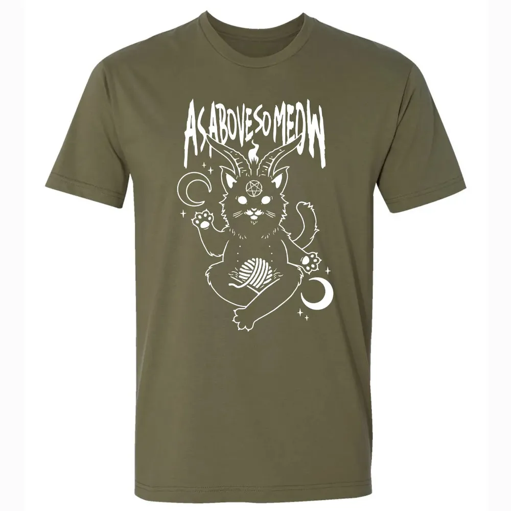 As Above So Meow Premium Unisex T-shirt - 5