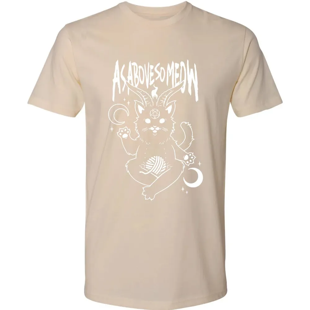 As Above So Meow Premium Unisex T-shirt - 13