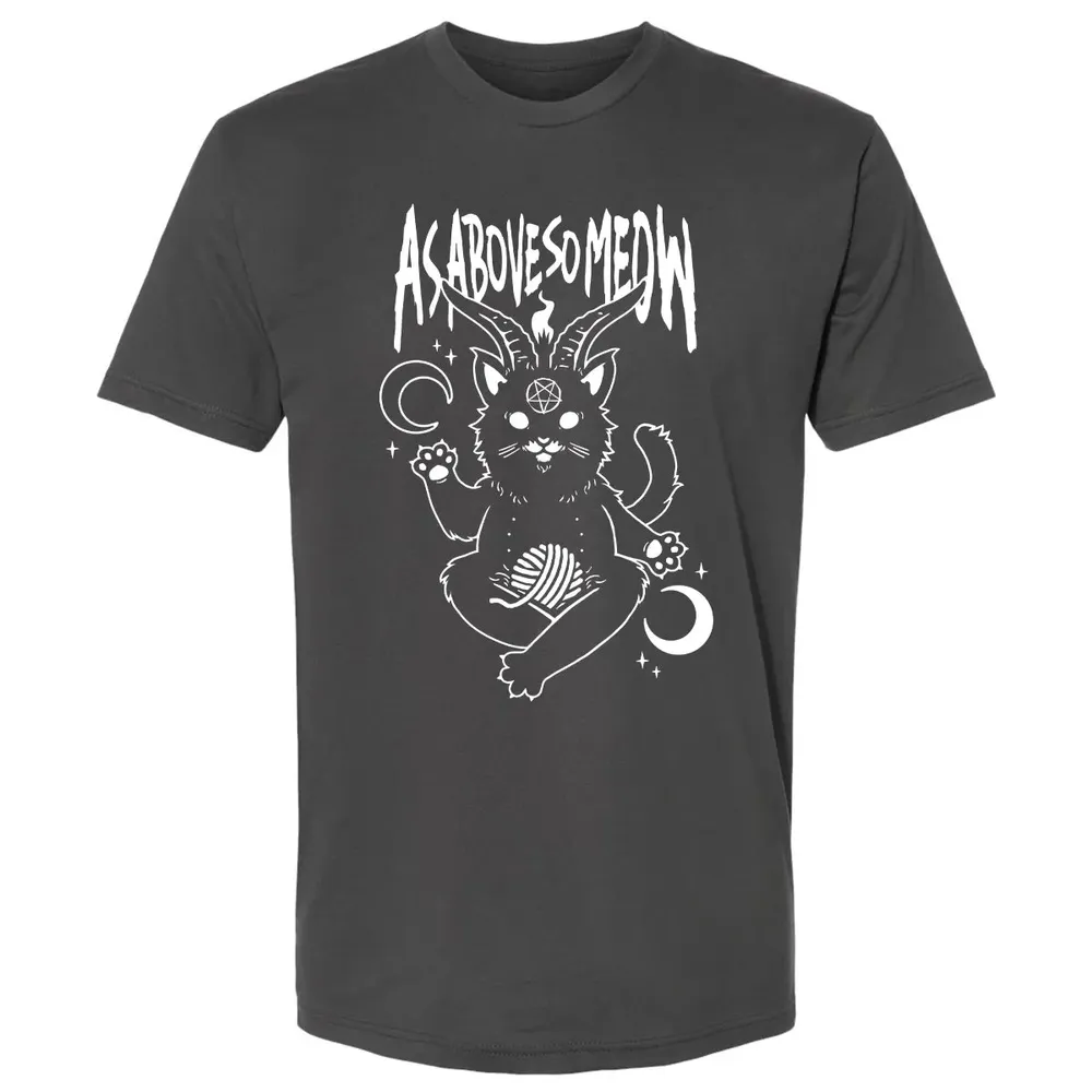 As Above So Meow Premium Unisex T-shirt - 8