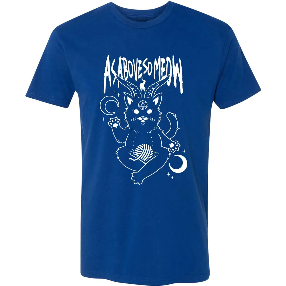 As Above So Meow Premium Unisex T-shirt - 10