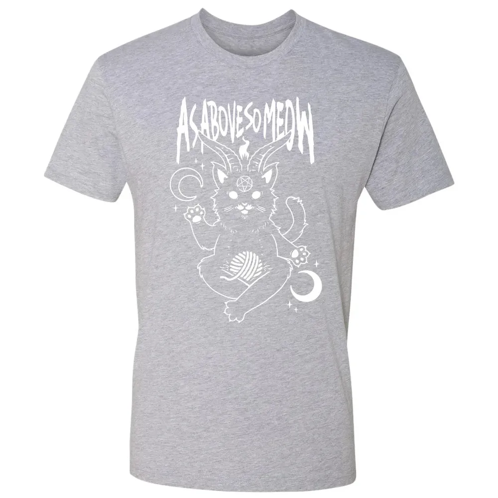 As Above So Meow Premium Unisex T-shirt - 9