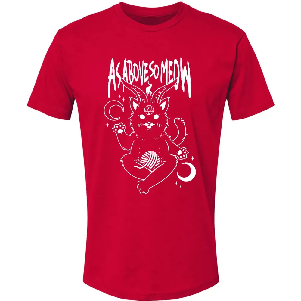 As Above So Meow Premium Unisex T-shirt - 6