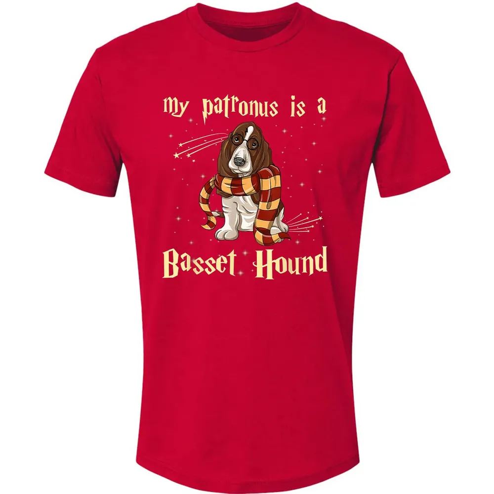 My Patronus Is A Basset hound Premium Unisex T-shirt - 6