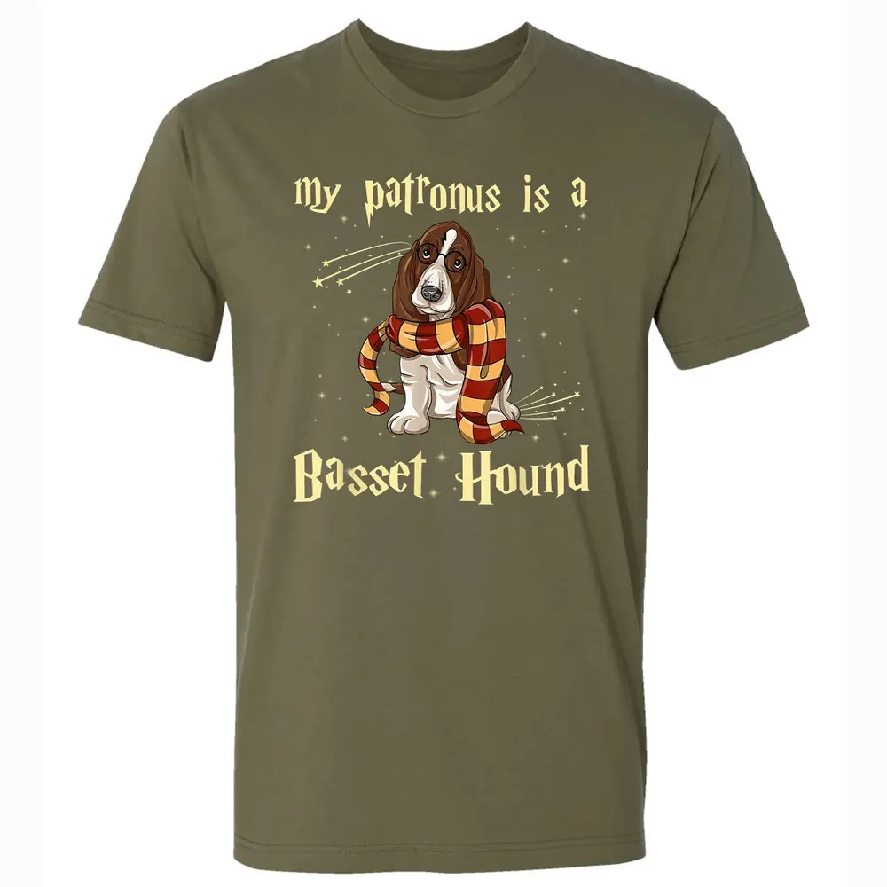 My Patronus Is A Basset hound Premium Unisex T-shirt - 5