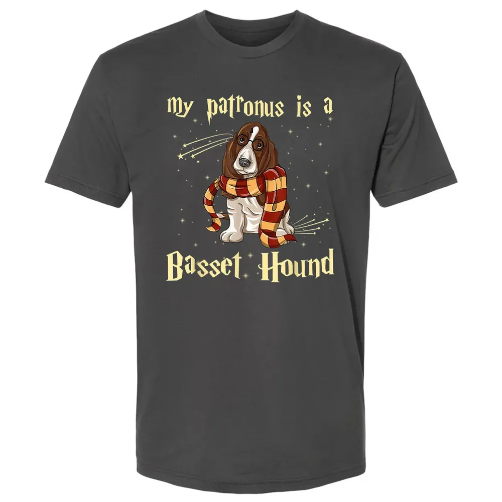 My Patronus Is A Basset hound Premium Unisex T-shirt - 8