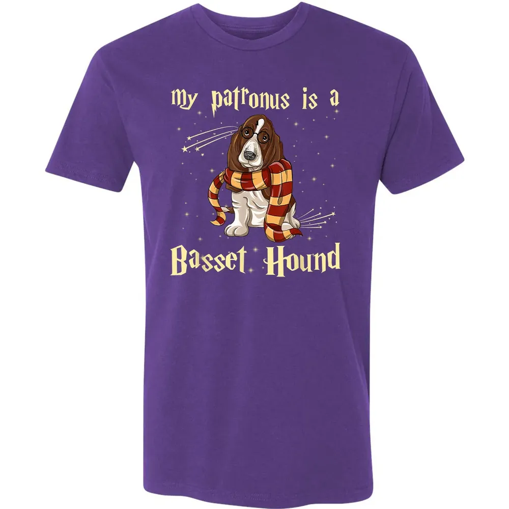 My Patronus Is A Basset hound Premium Unisex T-shirt - 7
