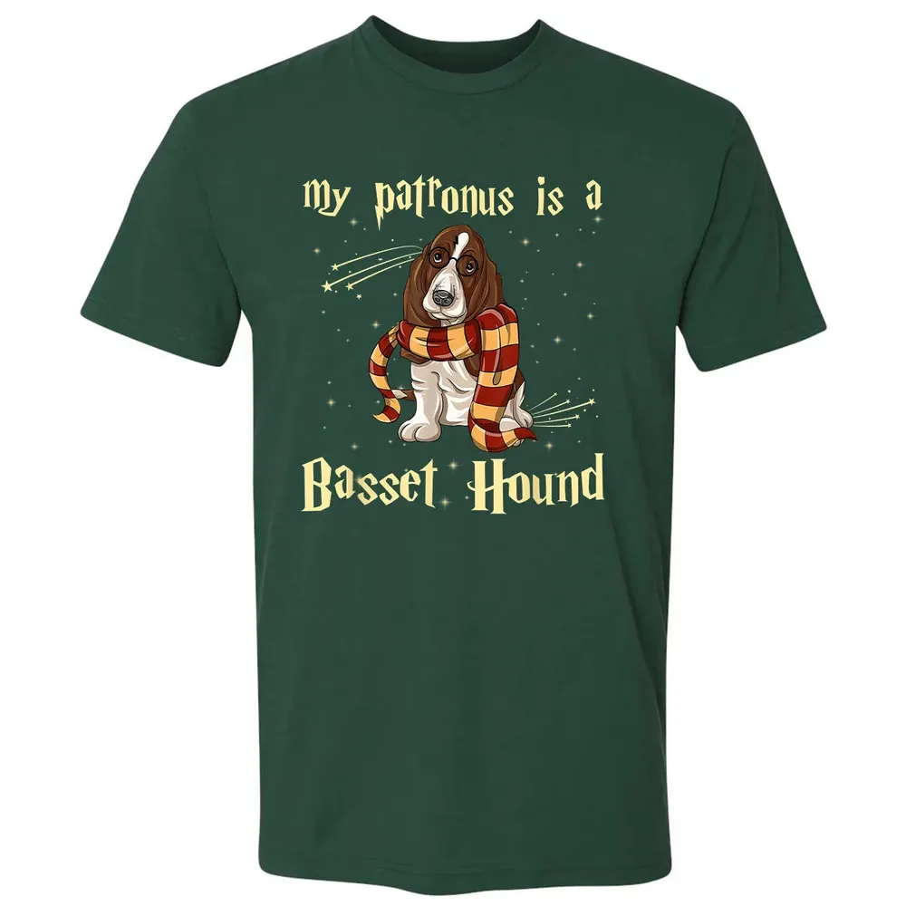 My Patronus Is A Basset hound Premium Unisex T-shirt - 12