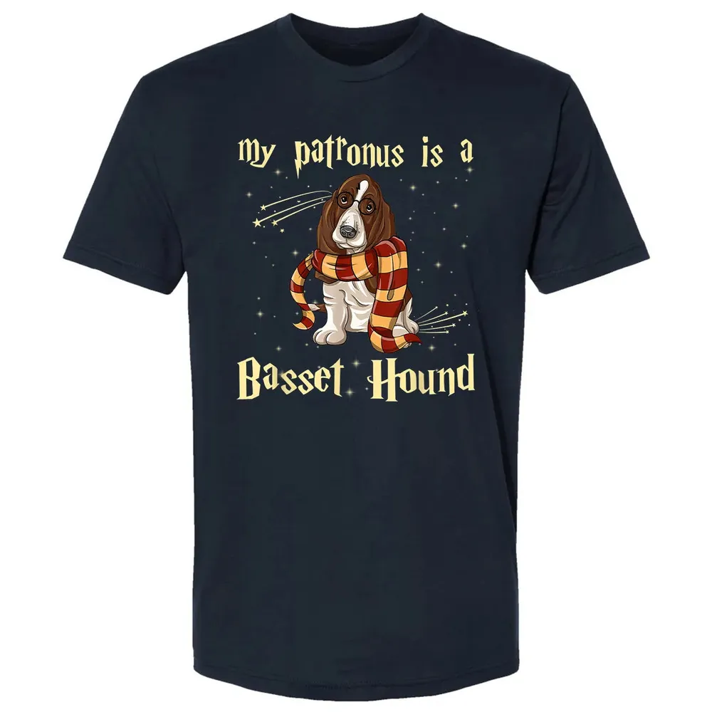 My Patronus Is A Basset hound Premium Unisex T-shirt - 2