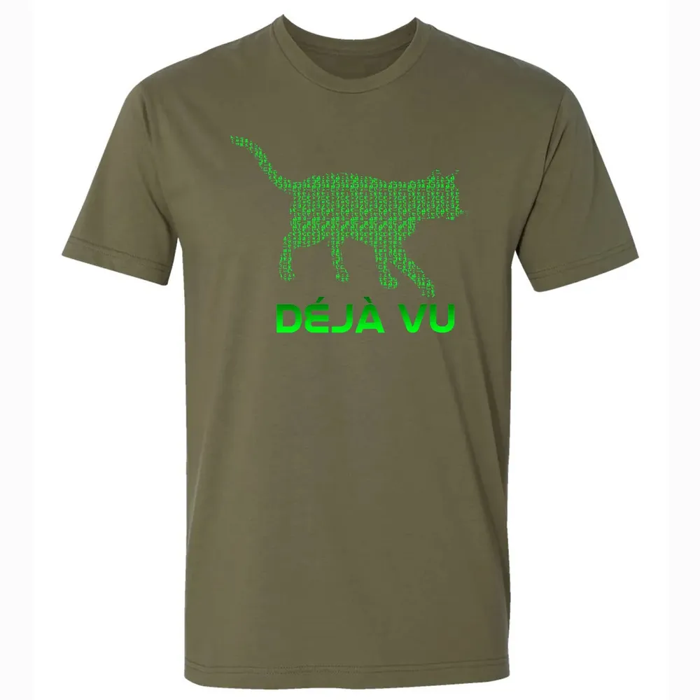 Deja Vu Cat Premium Unisex T-shirt - 5