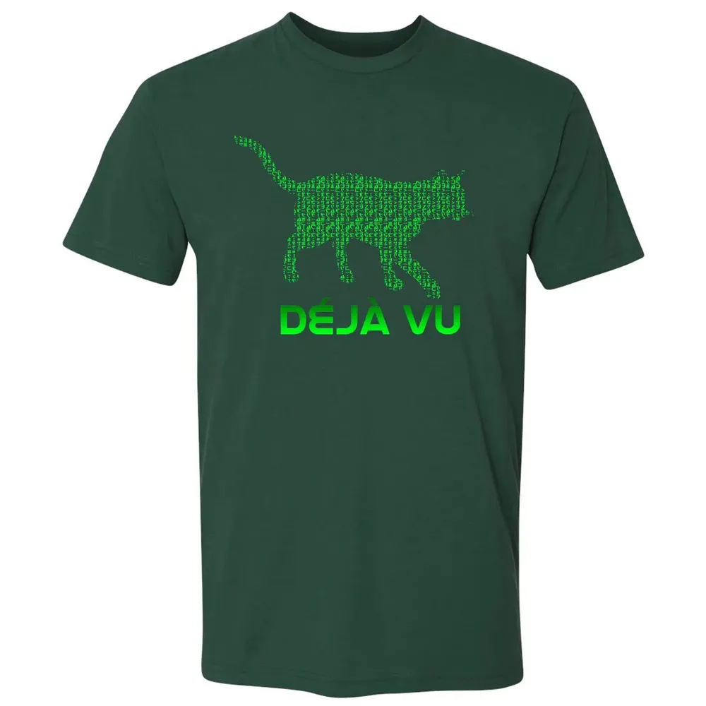 Deja Vu Cat Premium Unisex T-shirt - 12