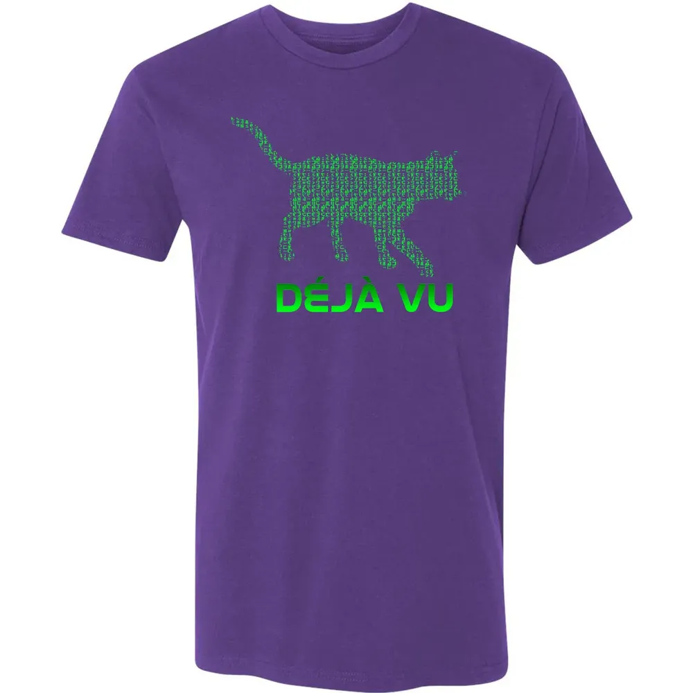 Deja Vu Cat Premium Unisex T-shirt - 7