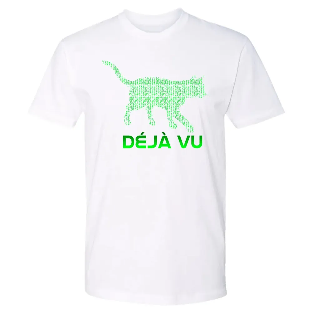 Deja Vu Cat Premium Unisex T-shirt - 4