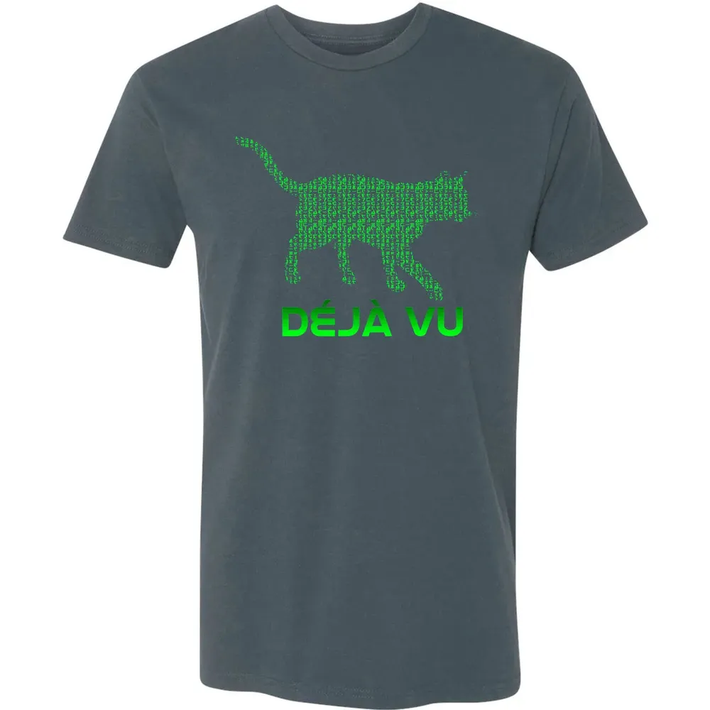 Deja Vu Cat Premium Unisex T-shirt - 14