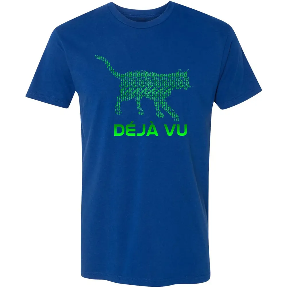 Deja Vu Cat Premium Unisex T-shirt - 10
