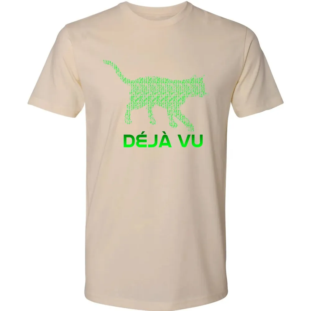 Deja Vu Cat Premium Unisex T-shirt - 13