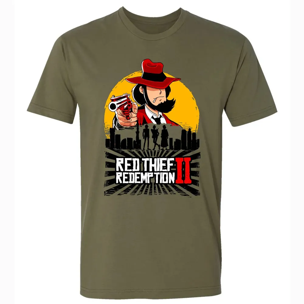 Red Thief Redemption Premium Unisex T-shirt - 5