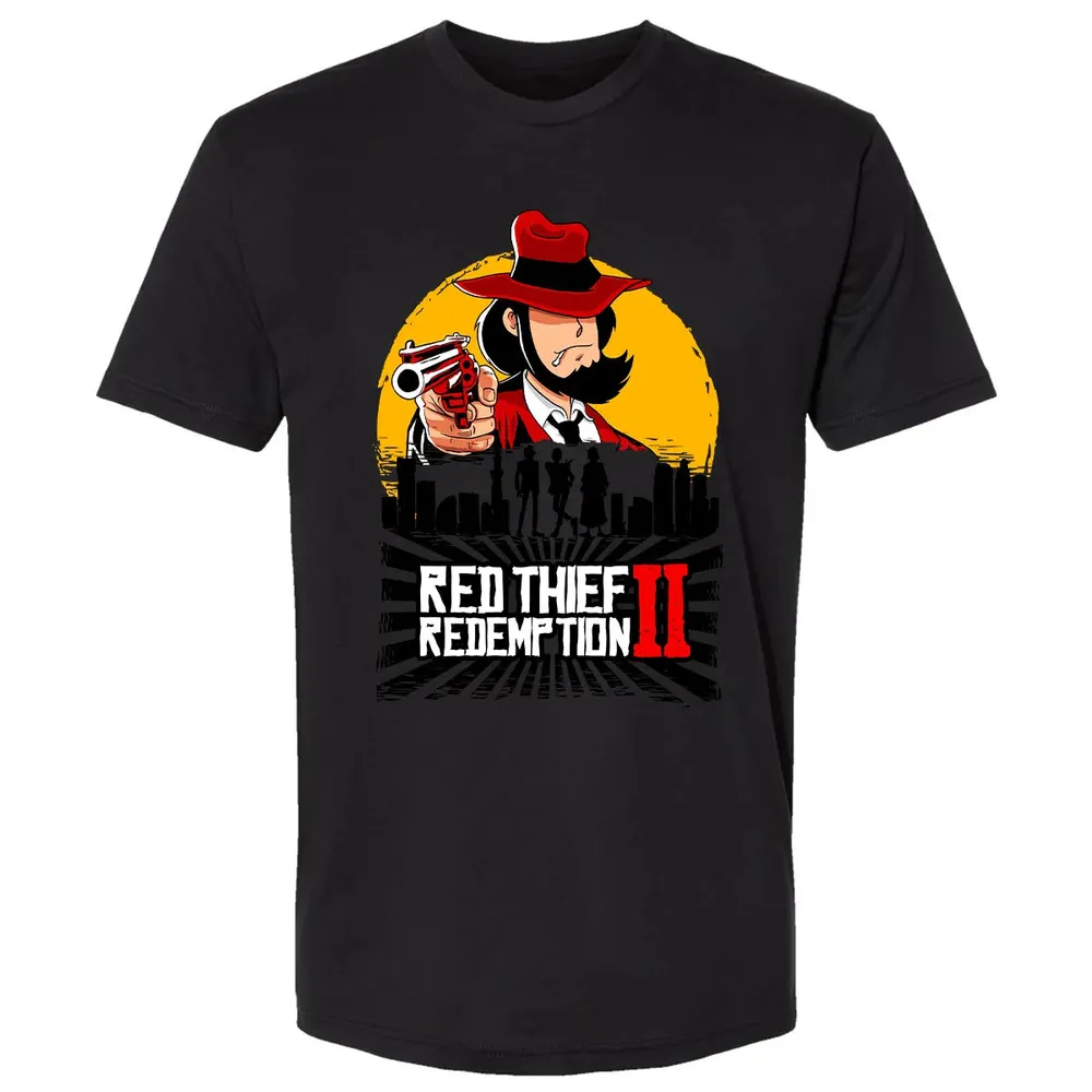 Red Thief Redemption Premium Unisex T-shirt - 15
