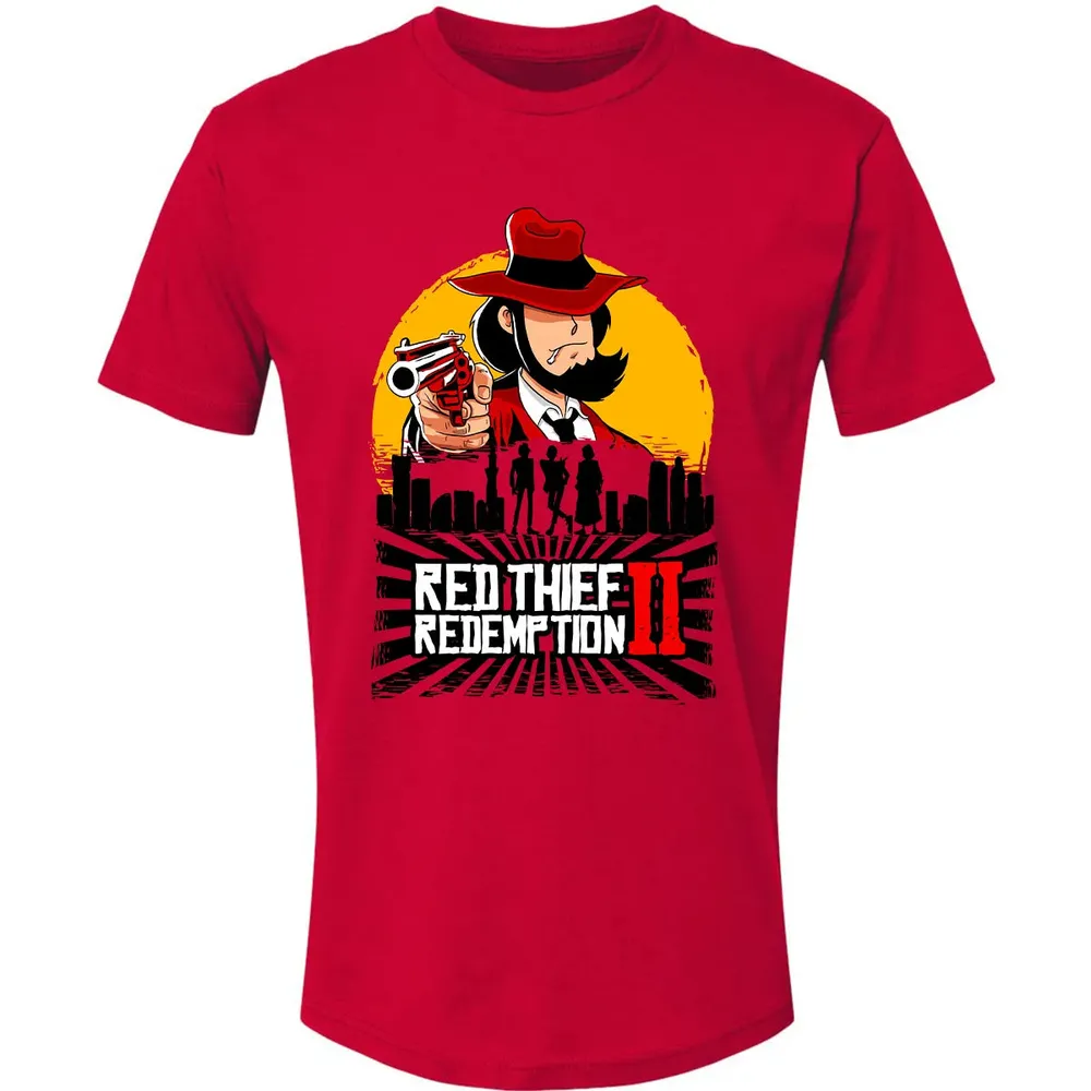 Red Thief Redemption Premium Unisex T-shirt - 6