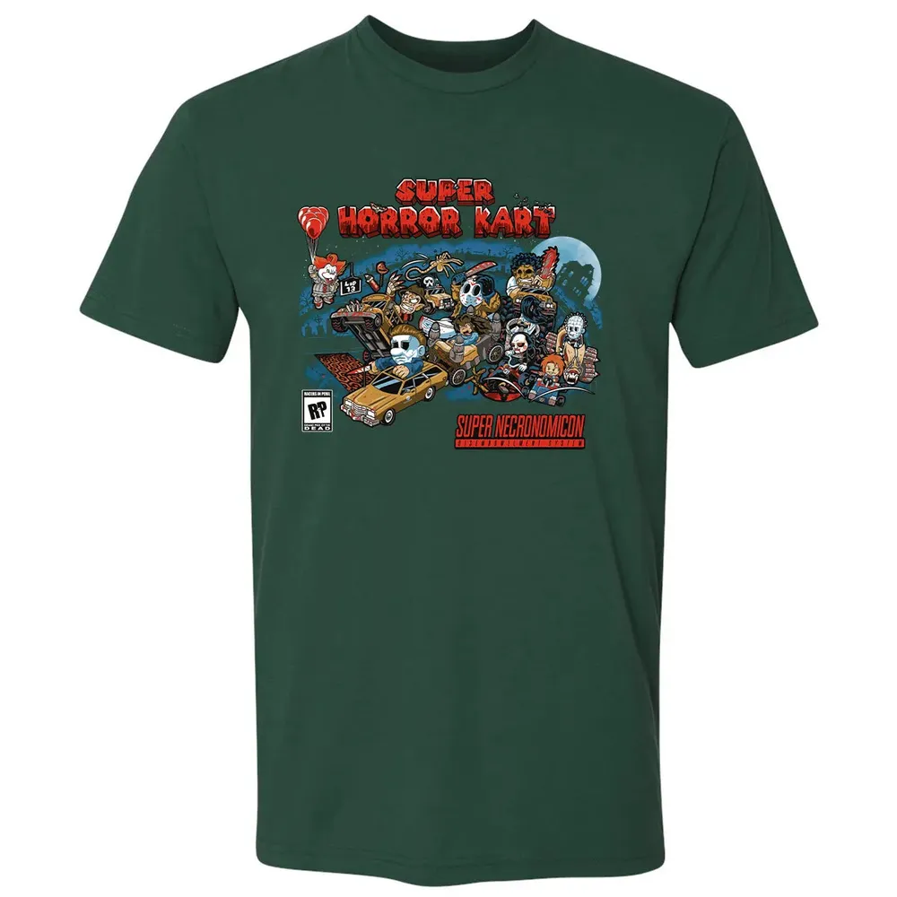 Super Horror Kart Premium Unisex T-shirt - 12