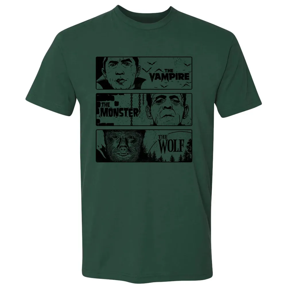 Vampire. Monster. Wolf Premium Unisex T-shirt - 12