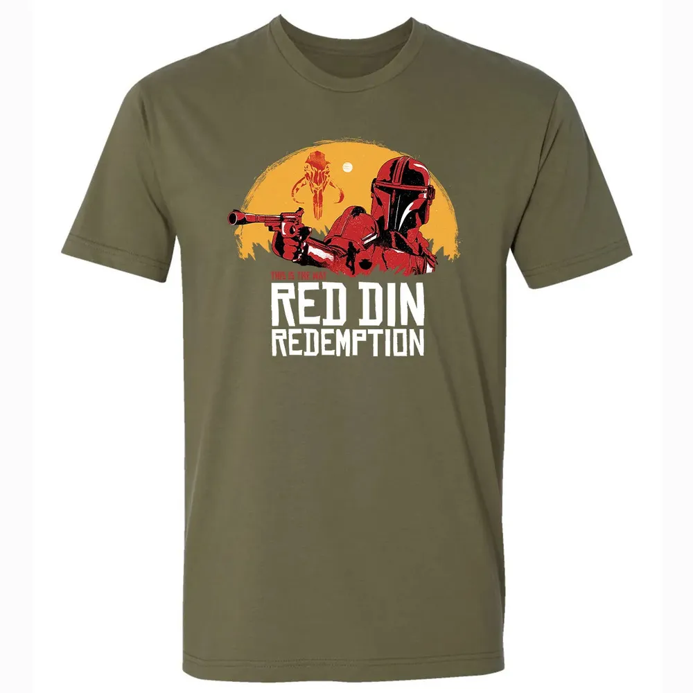 Red Din Redemption Premium Unisex T-shirt - 5