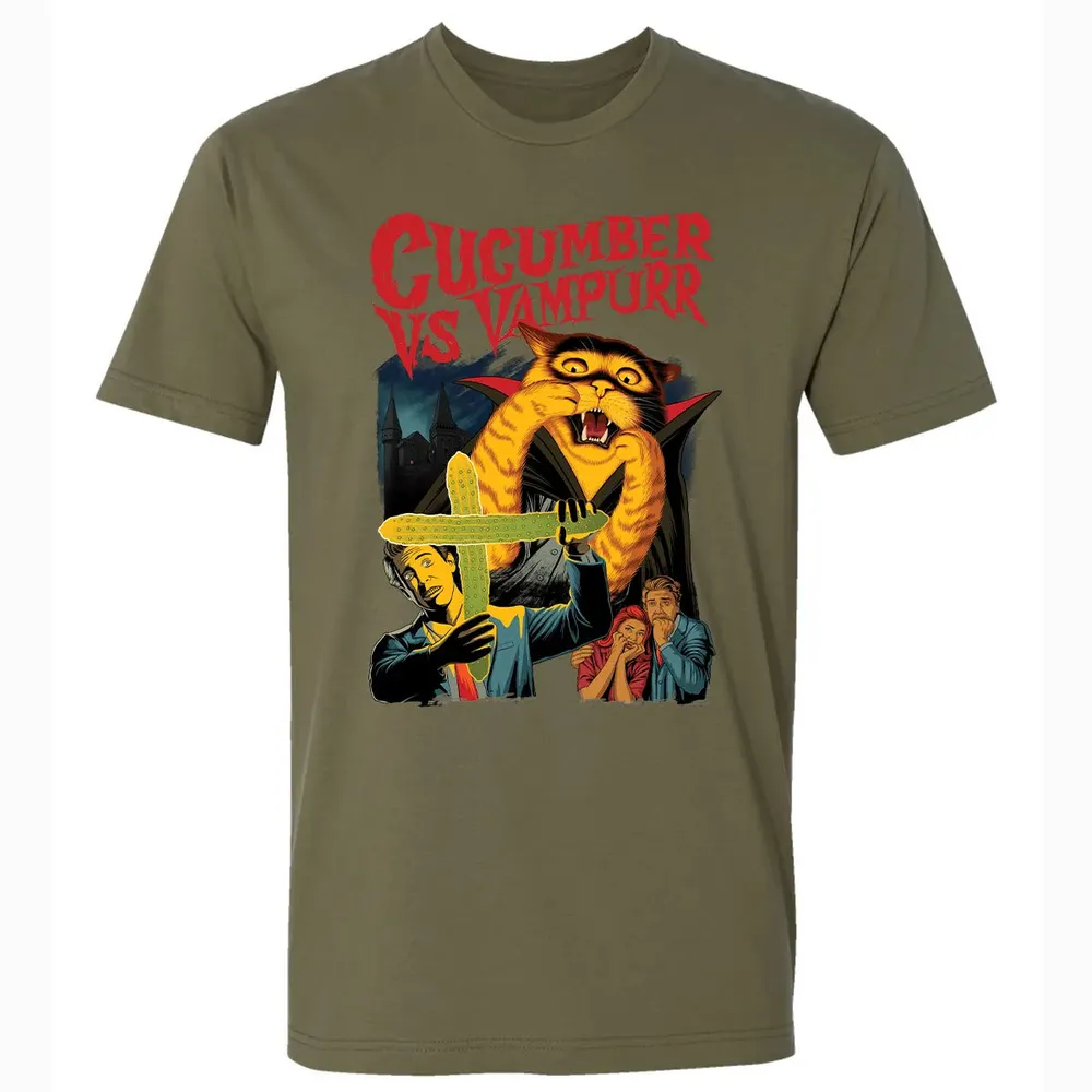 Cucumber vs Vampurr Premium Unisex T-shirt - 5