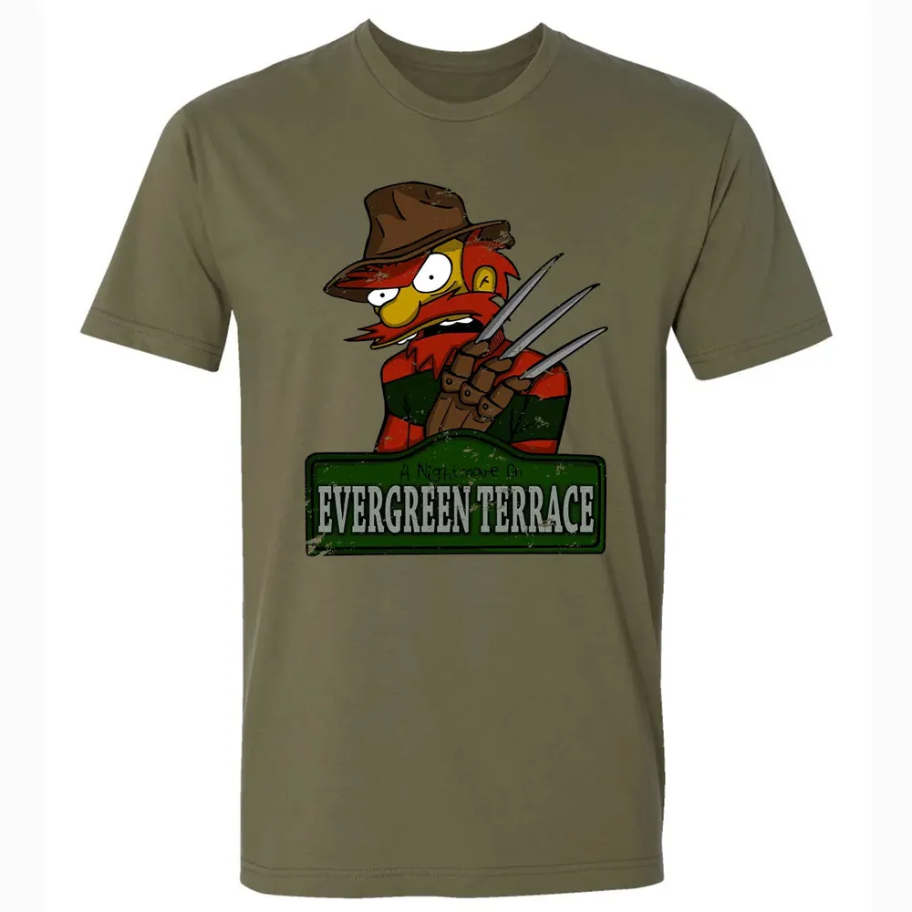 A Nightmare on Evergreen Terrace Premium Unisex T-shirt - 5