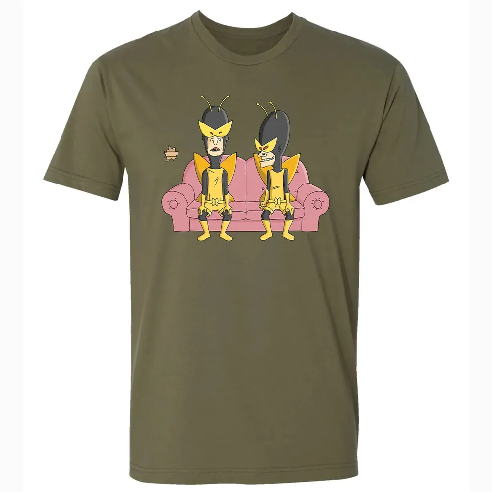Butthead Beavis Bros Premium Unisex T-shirt - 5