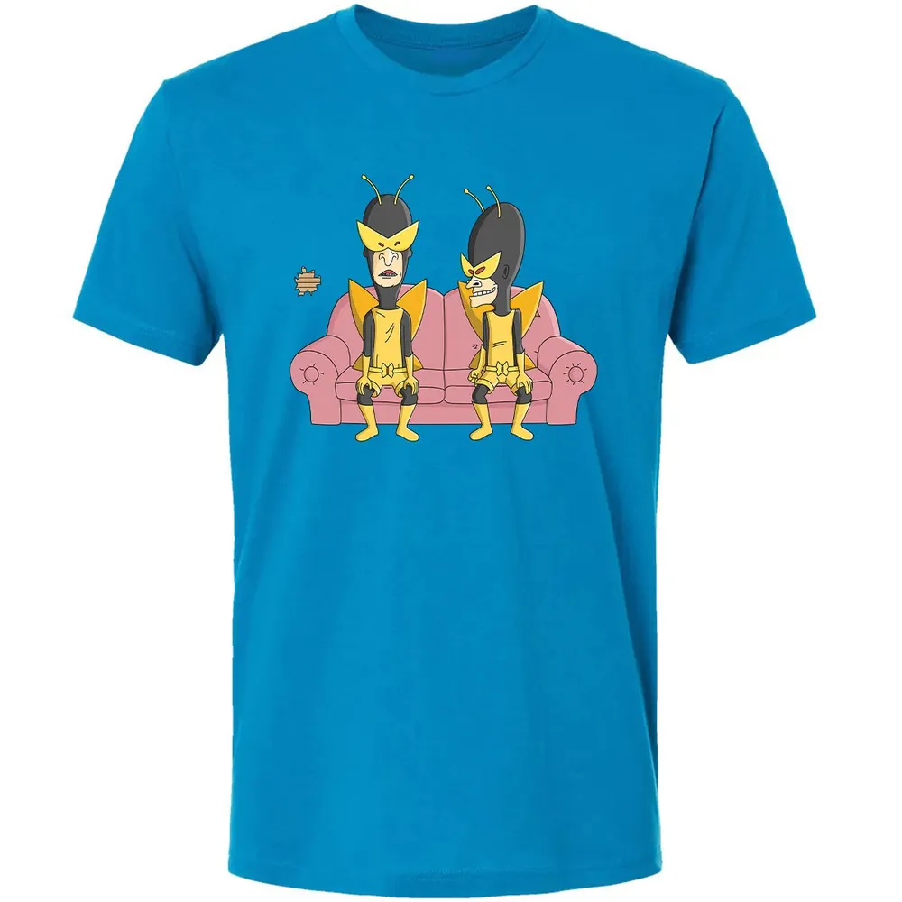 Butthead Beavis Bros Premium Unisex T-shirt - 4