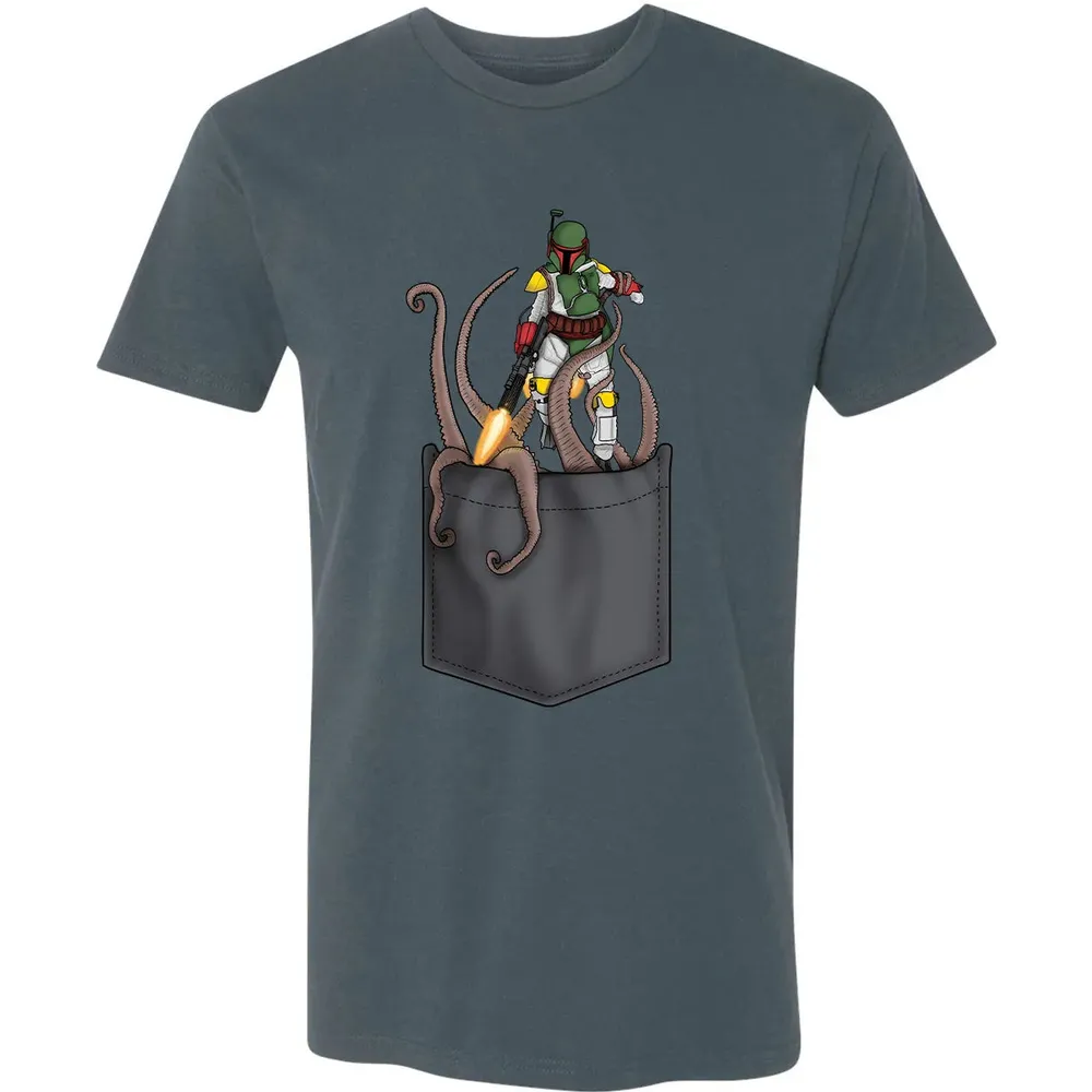 Bounty Hunter Escape Pocket Premium Unisex T-shirt - 14