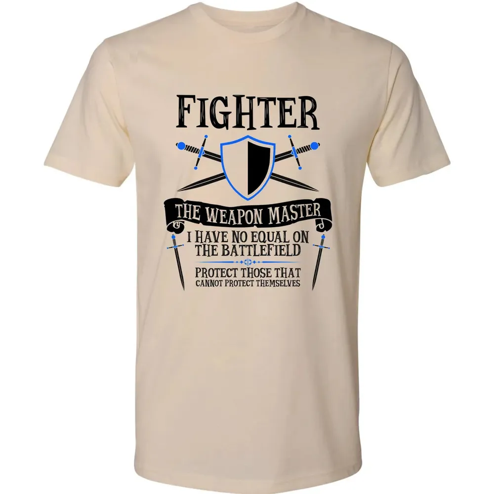 FIGHTER, THE WEAPON MASTER (White) Premium Unisex T-shirt - 2