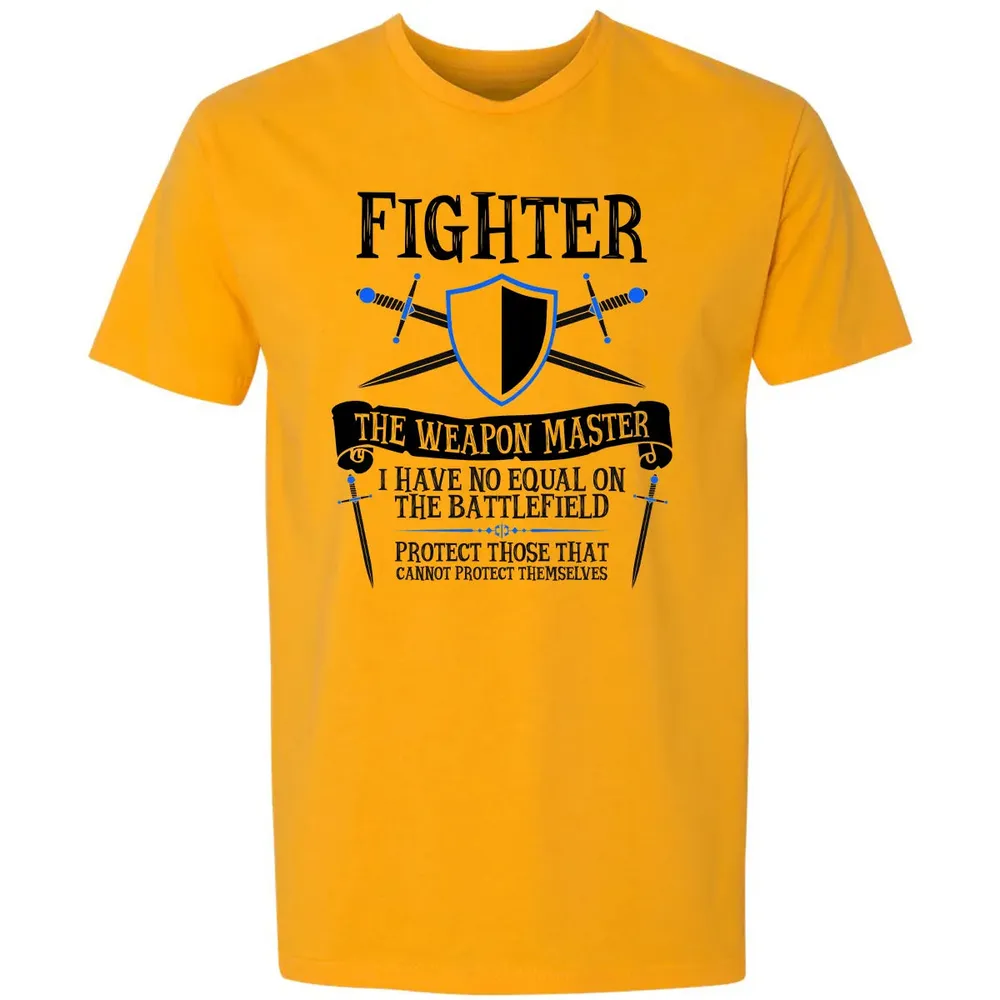 FIGHTER, THE WEAPON MASTER (White) Premium Unisex T-shirt - 11