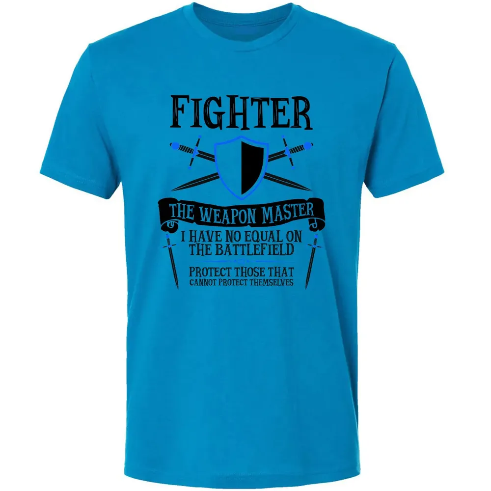 FIGHTER, THE WEAPON MASTER (White) Premium Unisex T-shirt - 4