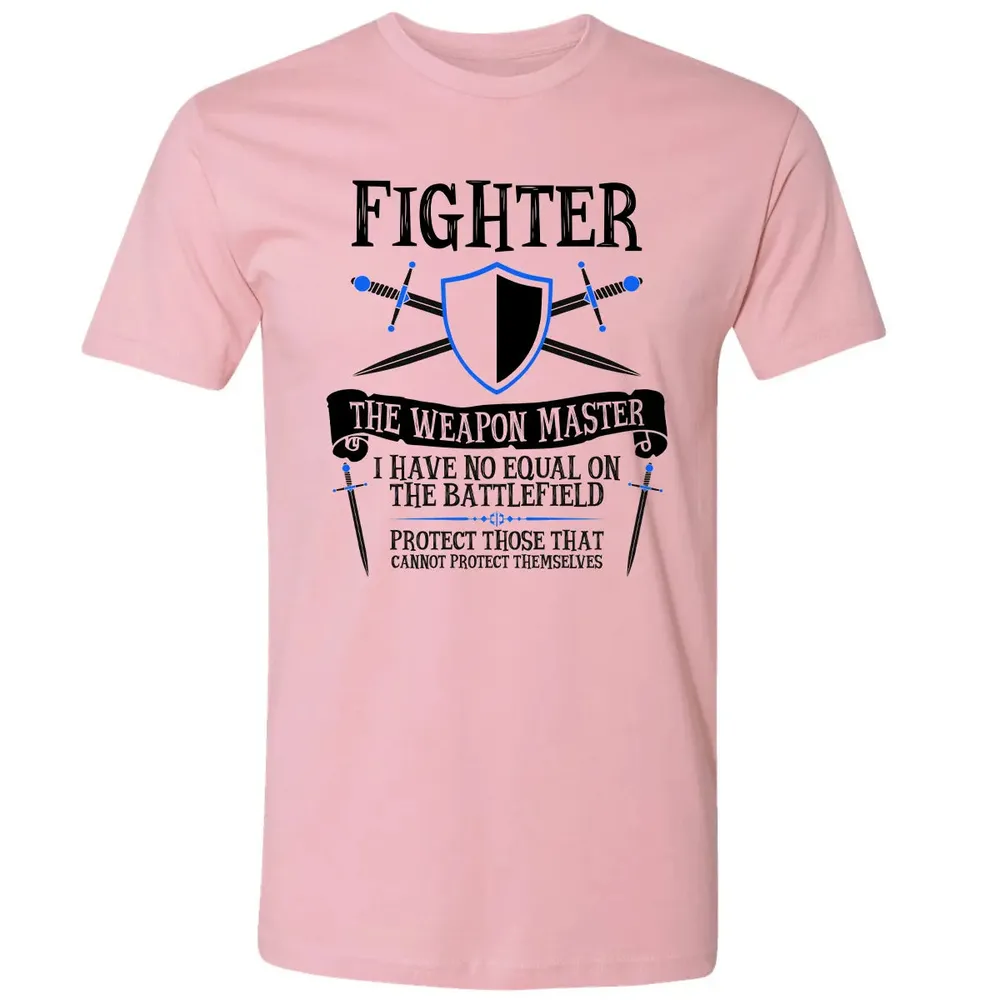 FIGHTER, THE WEAPON MASTER (White) Premium Unisex T-shirt - 3