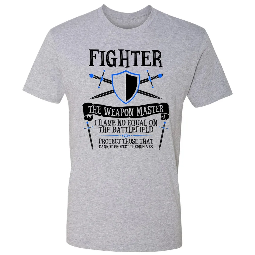 FIGHTER, THE WEAPON MASTER (White) Premium Unisex T-shirt - 9